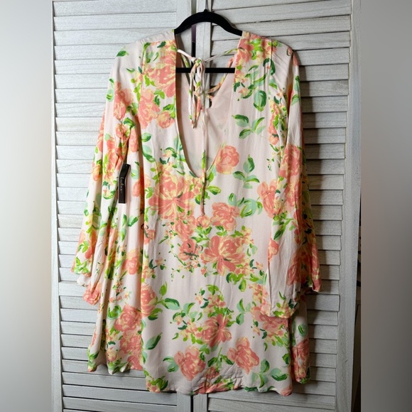Lulu’s Floral Print Mini Dress. NWT. Size Large - Picture 11 of 11